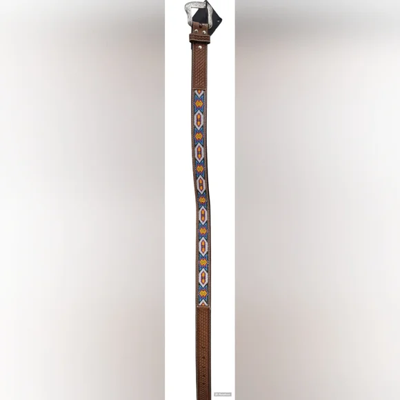 Nocona Belt Co. Beaded Leather Belts, N2412608